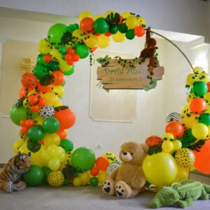Decor-baloane-jungla-safari-petrecere-baiat